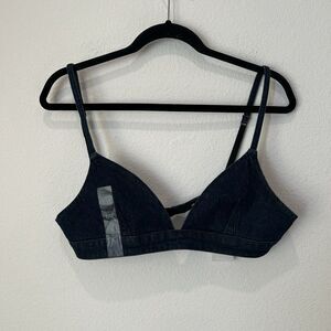 calvin klein sculpt denim bra Large